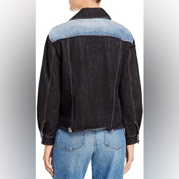 La Vie Rebecca Taylor Denim Patch Jacket - Picture 3 of 6